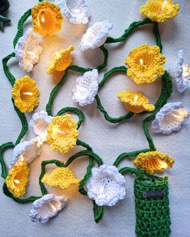 Guirlande LED à fleurs