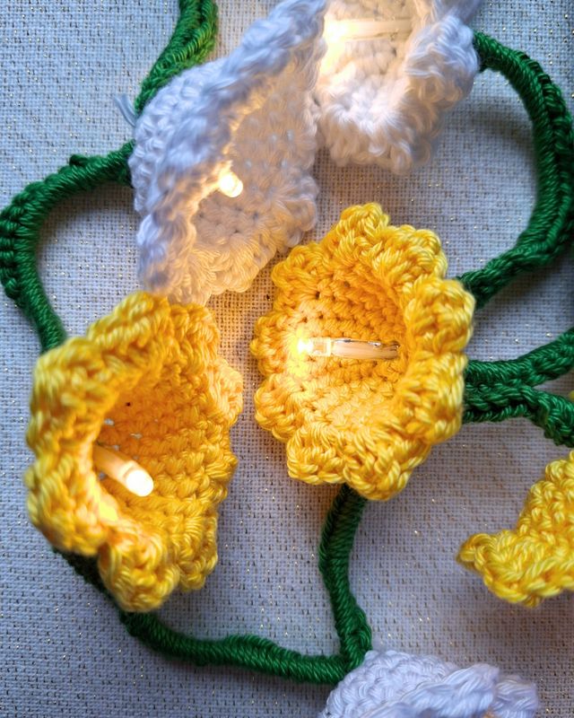 Guirlande LED à fleurs