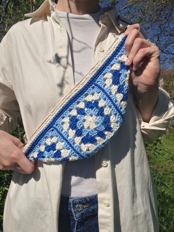 Banane Granny Bleu - 100% coton