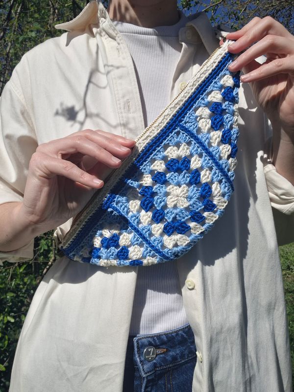 Banane Granny Bleu - 100% coton