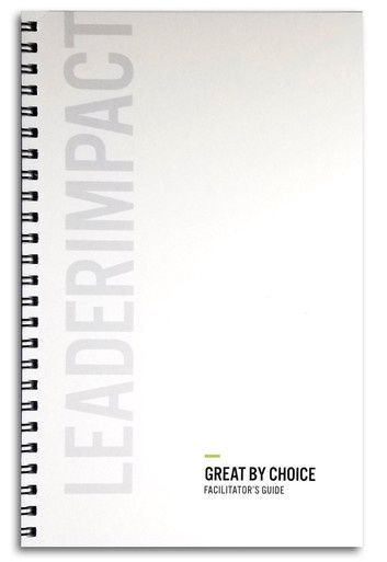 Great by Choice Facilitator's Guide (Hard Copy)