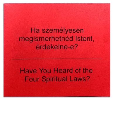 Have you Heard of the Four Spiritual Laws? - Hungarian/English