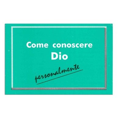 Italian Knowing God Personally