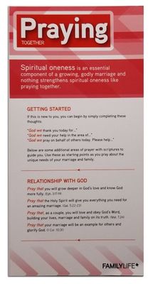 Praying Together Prayer Card