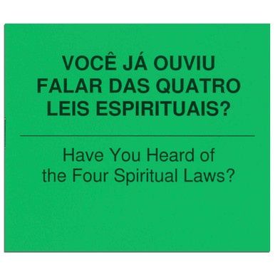 Have You Heard of the Four Spiritual Laws? - Brazilian-Portuguese/English