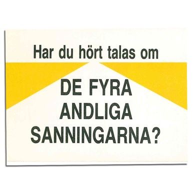 Have You Heard of the Four Spiritual Laws? (Swedish)