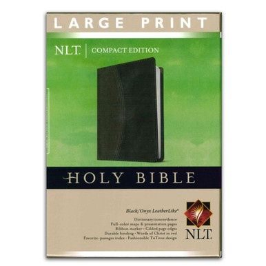 NLT Compact Edition Bible, Large Print, Tutone