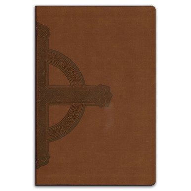 NLT Holy Bible, Filament Enabled Edition (Celtic Cross, Brown)