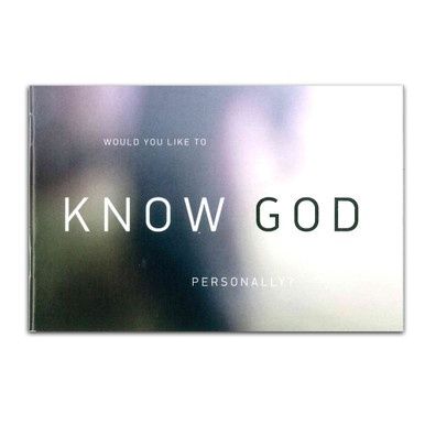 Would you Like to Know God Personally?