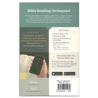 NLT - Filament Enabled (Rustic Brown), Compact Bible
