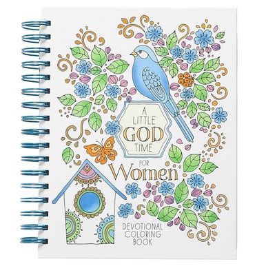 A Little God Time For Women Devotional Coloring Book