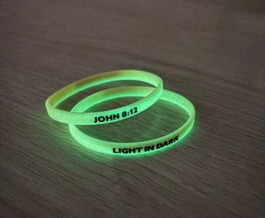 Faith Thread - Glow in the Dark - John 8:12 Light in the dark