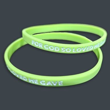 Faith Band, Green: John 3:16, For God so Loved...