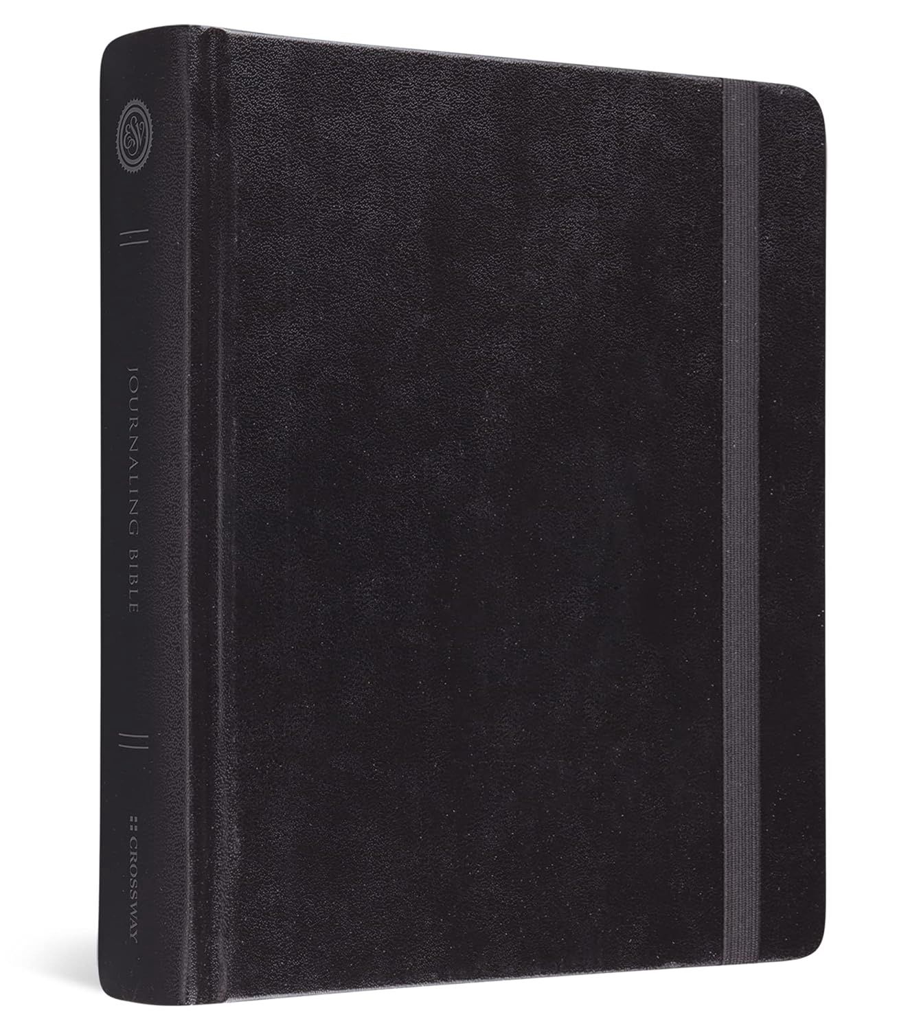 ESV Journaling Bible-Black Hardcover W/Strap