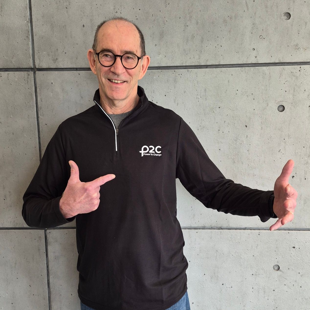 P2C Branded 1/4 Zip Pullover Shirt