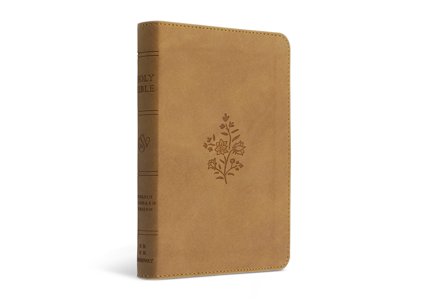 Esv Compact Bible - Nubuck Caramel