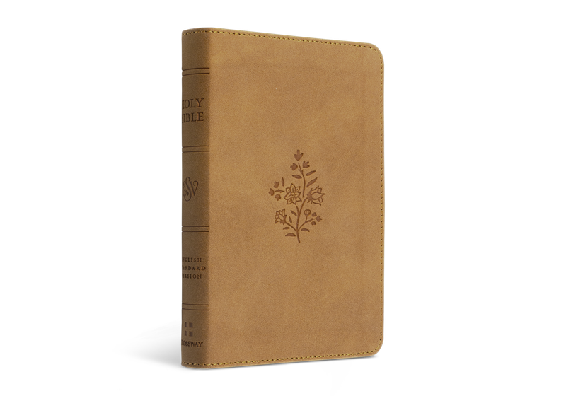 Esv Compact Bible - Nubuck Caramel