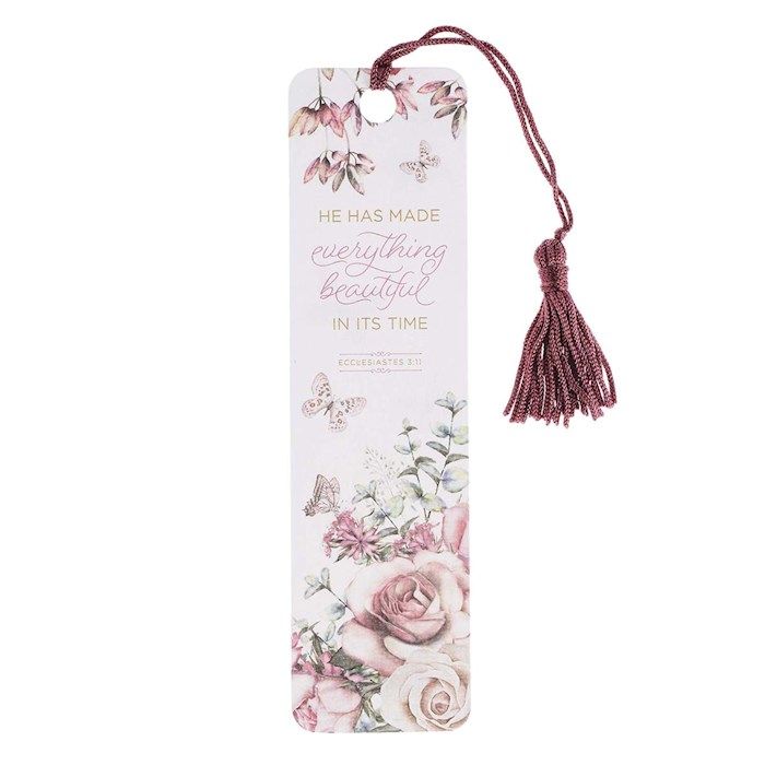 Bookmark-Everything Beautiful W/Tassel (Individual)