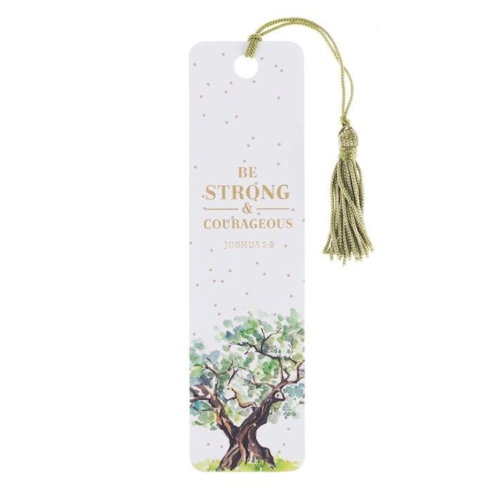 Bookmark-Joshua 1:9 W/Tassel (Individual)