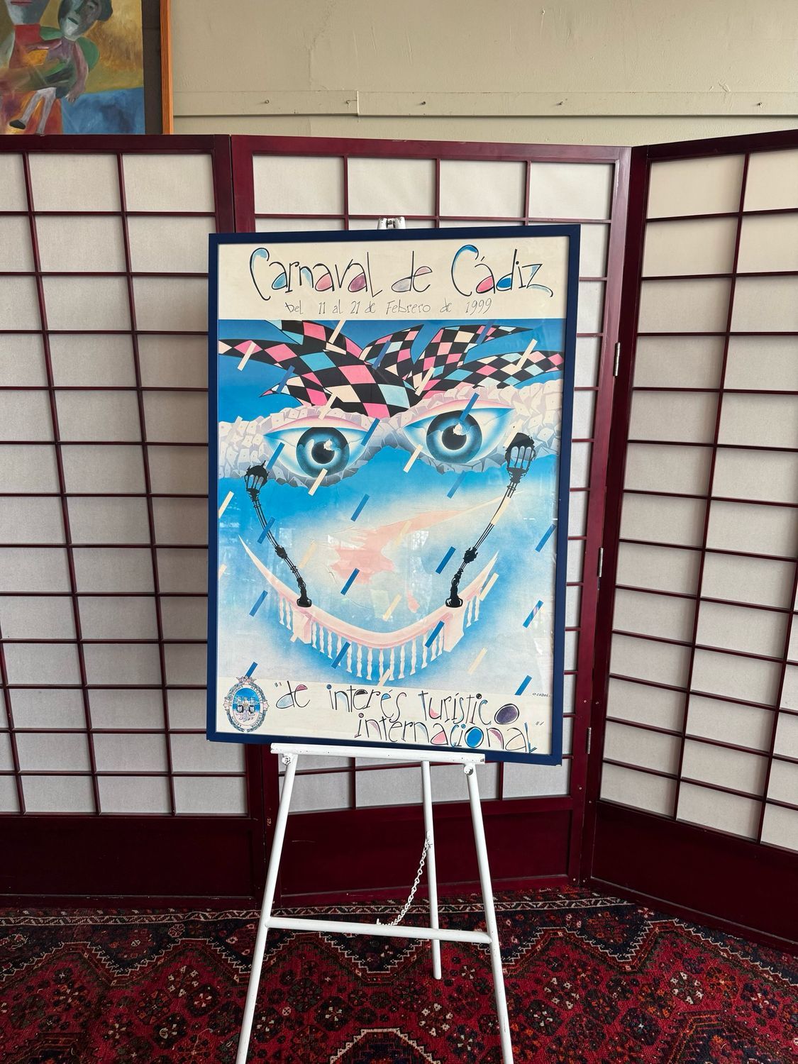 Brazilian &#39;Carnaval 1999&#39; Vintage Poster