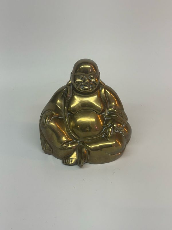 Buddha Figurine in Solid Brass