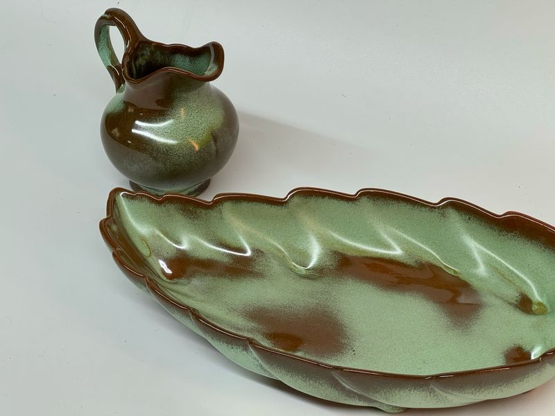 Frankoma Pottery Serveware, set of 2