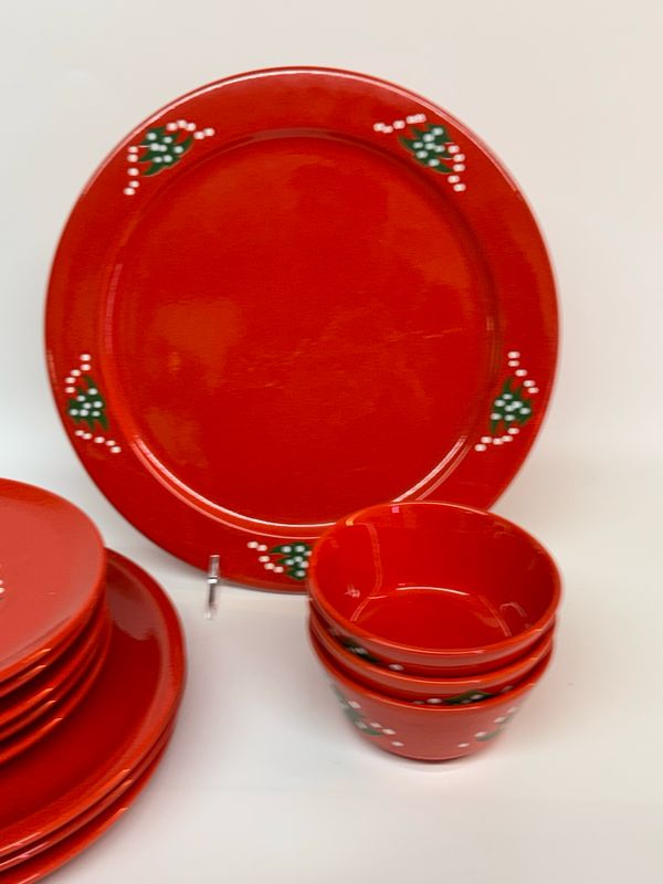 Waechtersbach Christmas Serving Dishes, set of 12