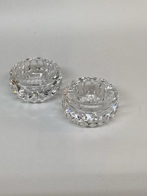 Waterford Crystal Ashtrays, pair