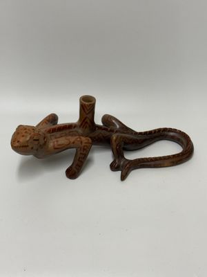 Mexican Lizard Candelabra by Heron Martinez Mendoza