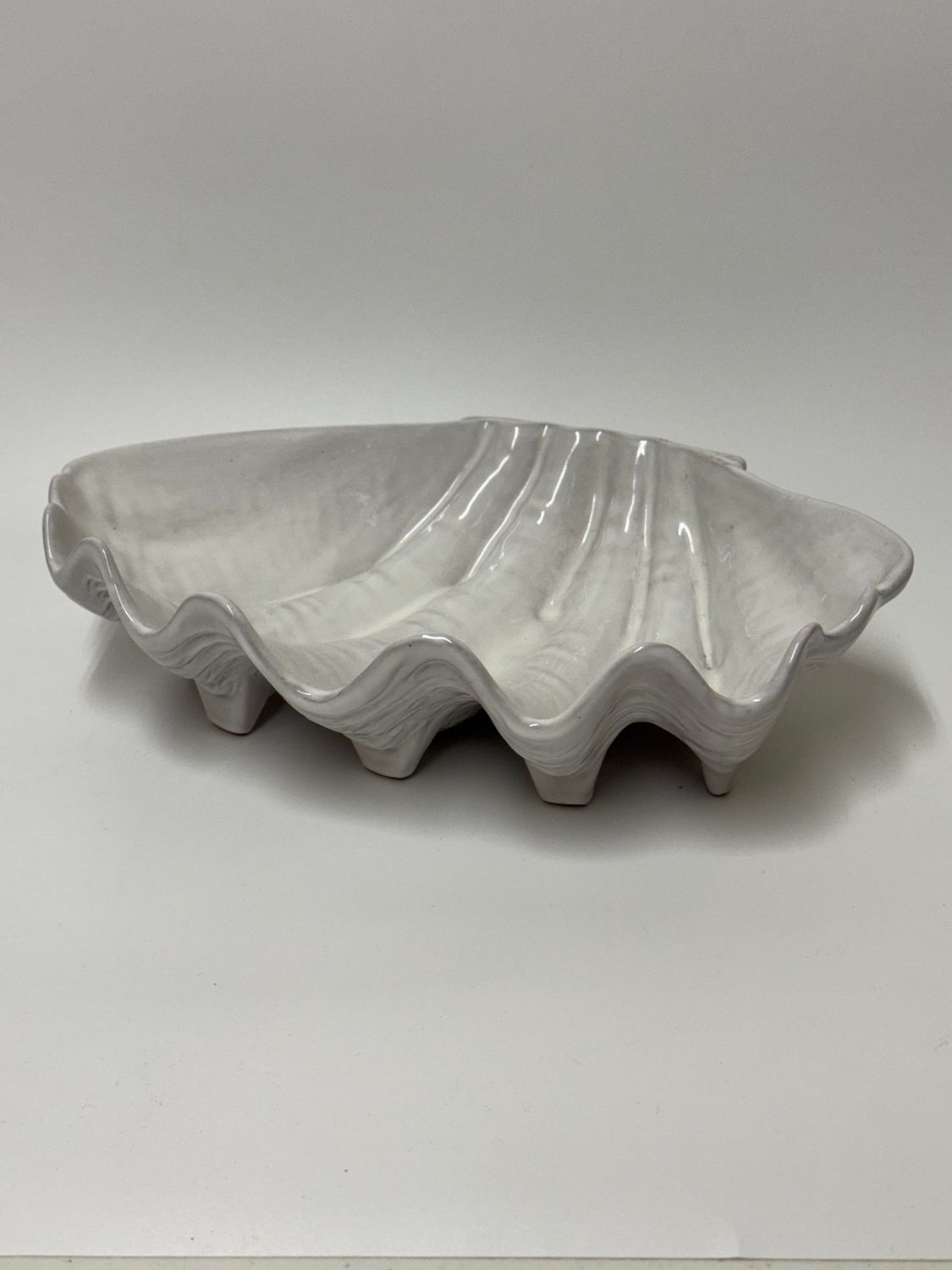 Frankoma Pottery Clam Shell Serving Bowl