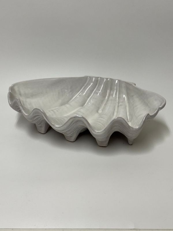 Frankoma Pottery Clam Shell Serving Bowl
