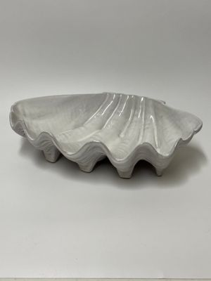 Frankoma Pottery Clam Shell Serving Bowl