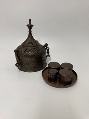 Indian Antique Brass Spice Box