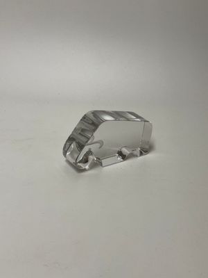 Japanese Lucite Water Buffalo Paperweight
