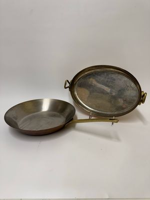 Copper Pans, set of 2