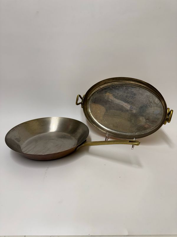 Copper Pans, set of 2
