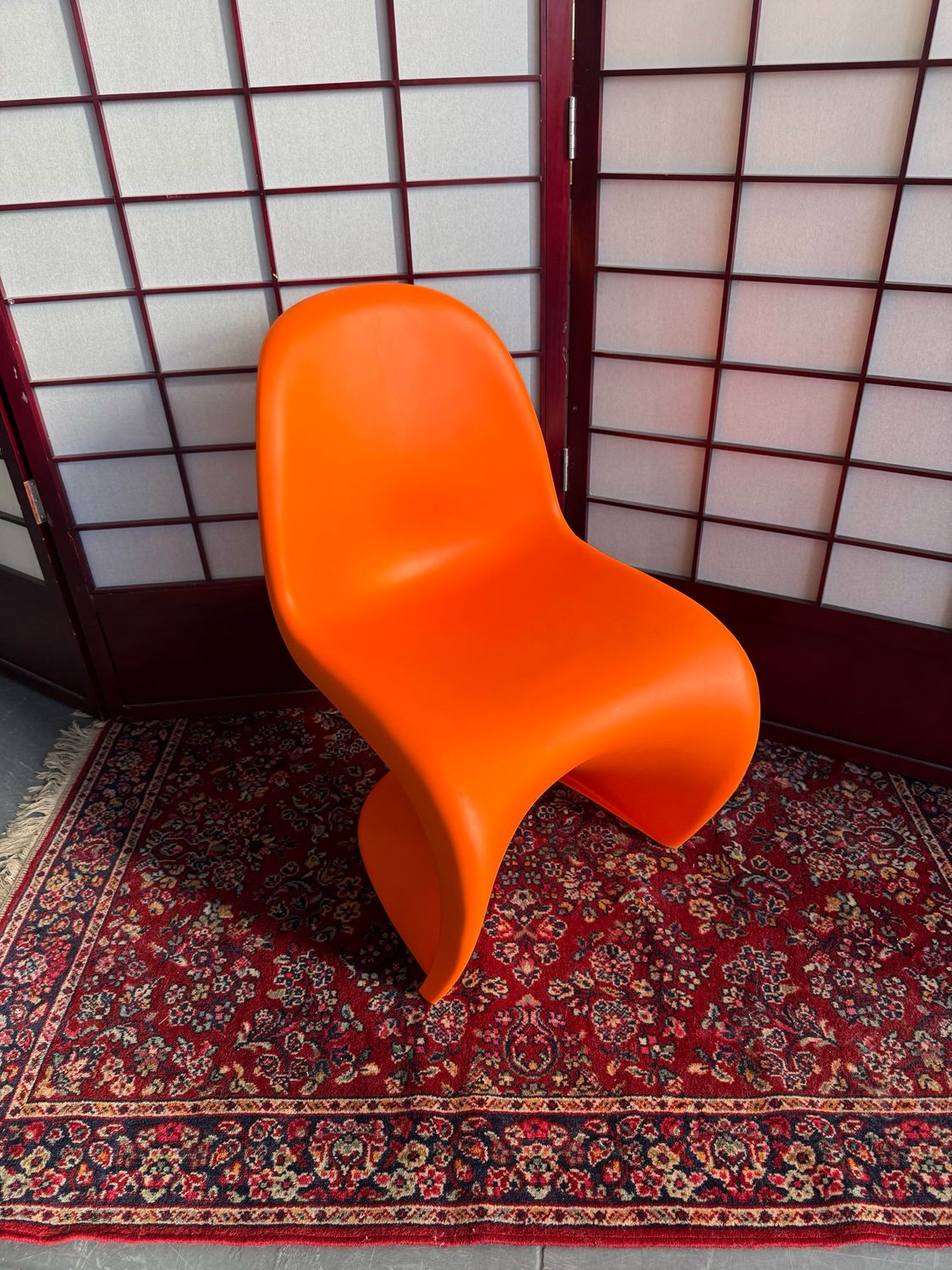 Panton Chair in Orange by Vitra