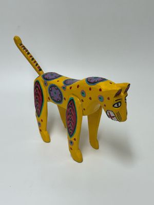 Mexican Folk Art Cat Figure