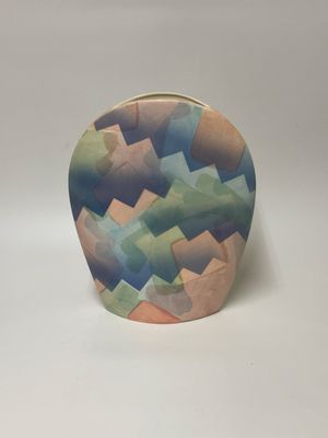 John Bergen Studio Pottery Post Modern Vase