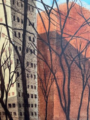 Robert Oleson Snow Scene on Board