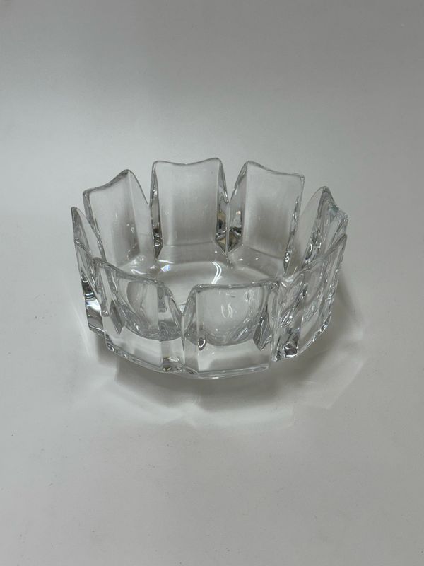 Orefors Sweden 'Corona' Crystal Serving Bowl