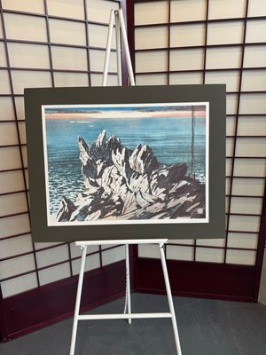 John Sherrill Houser 'Sunset Seascape' Signed Lithograph
