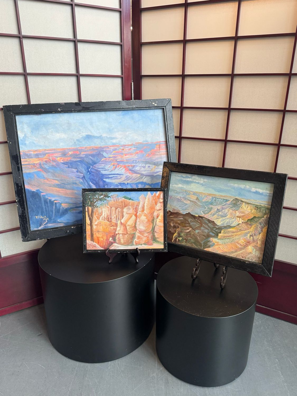 R. F. Clark Original Southwestern Landscapes, set of 3