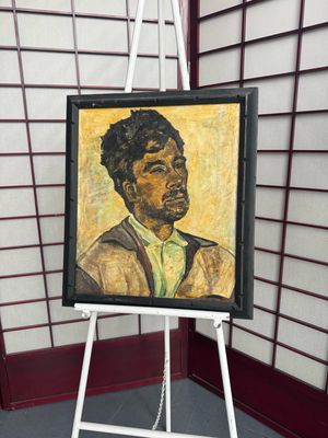 Vintage Portrait Painting by Unknown Artist