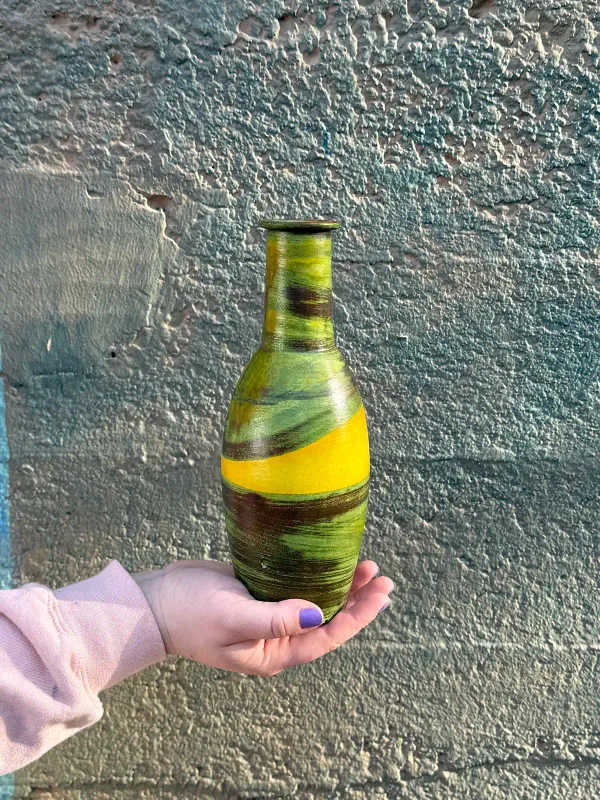 Rare Marcello Fantoni Mid-Century Modern Vase – Signed, Italy