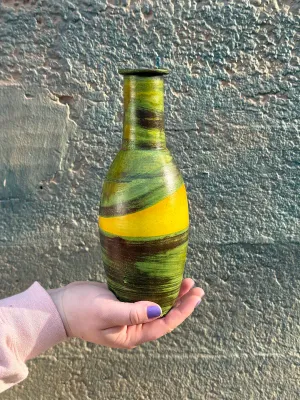 Rare Marcello Fantoni Mid-Century Modern Vase – Signed, Italy