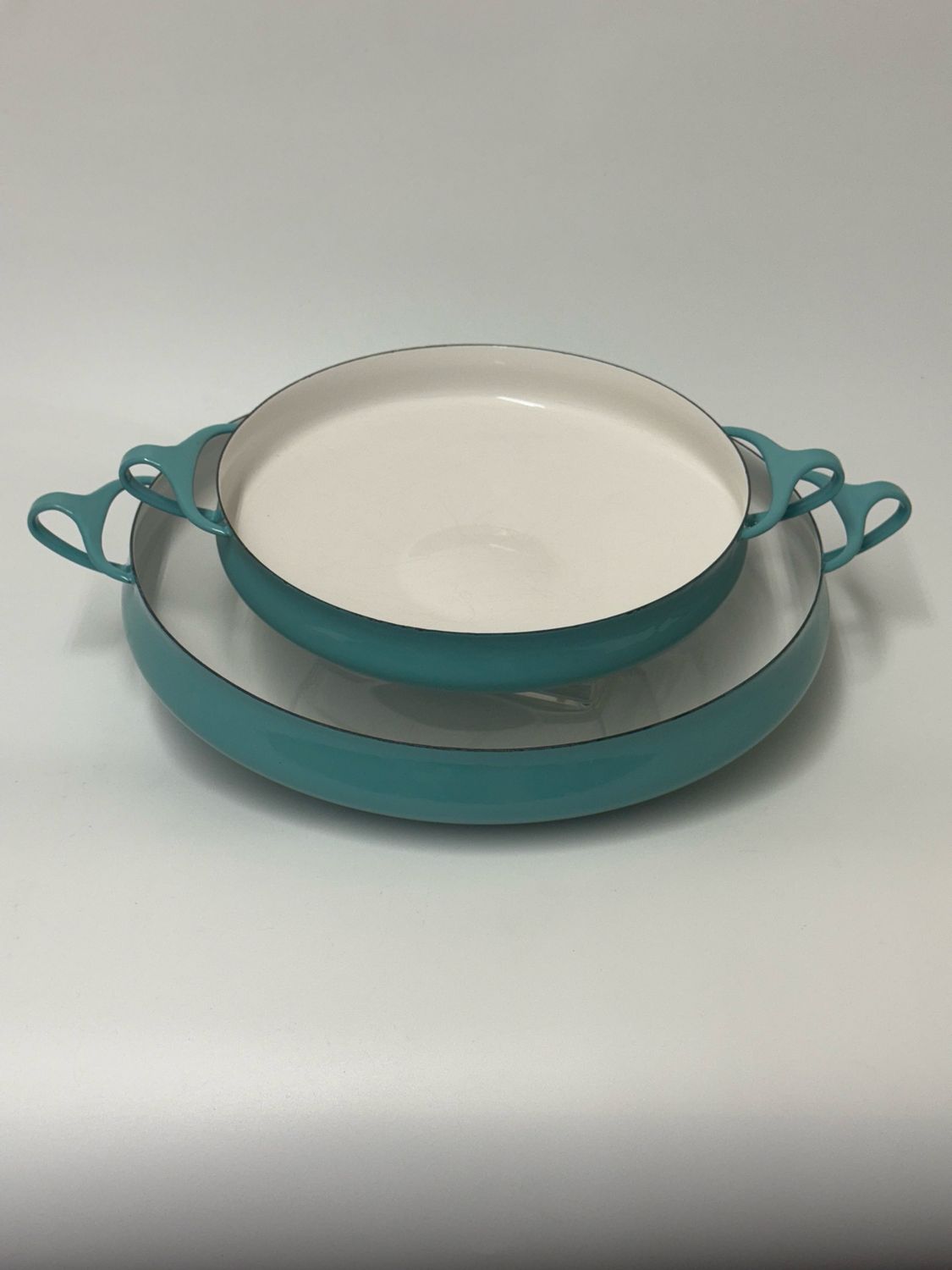 Dansk Kobenstyle Pans in Baby Blue, pair