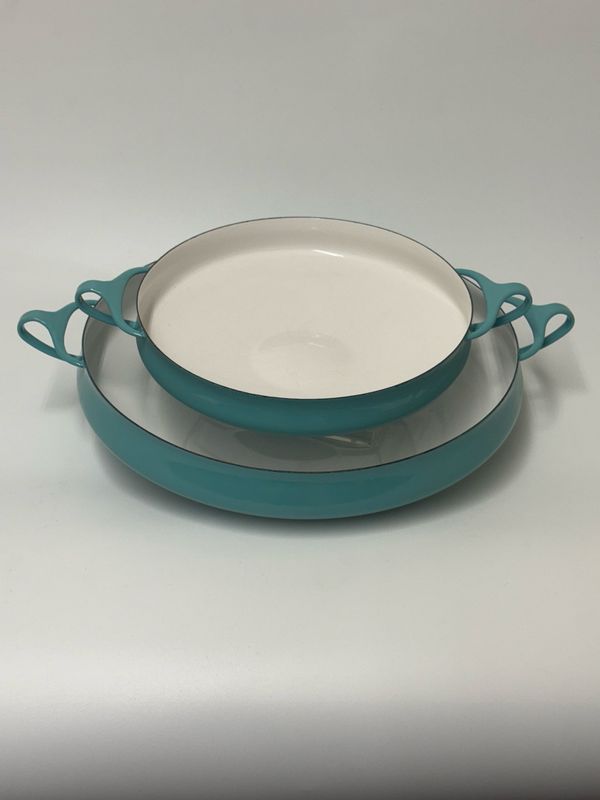 Dansk Kobenstyle Pans in Baby Blue, pair