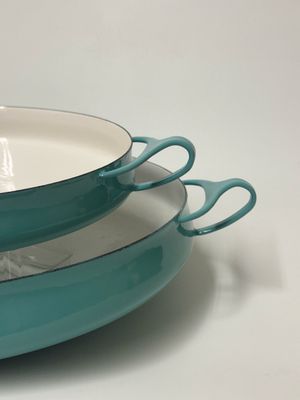 Dansk Kobenstyle Pans in Baby Blue, pair
