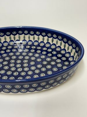 Polish Pottery Low Serving Dish